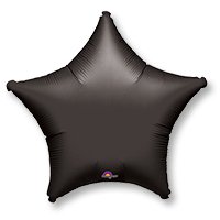 Шарик 45см звезда Пастель Black