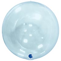 Шар 38см Bubble голубой Кристалл Blue