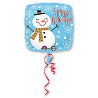 Шар 18", 45см, Снеговик счастливый