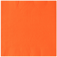 Салфетка оранжевая 33см 12шт
