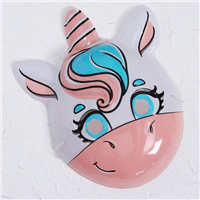 Маска Единорог нежный пластиковая