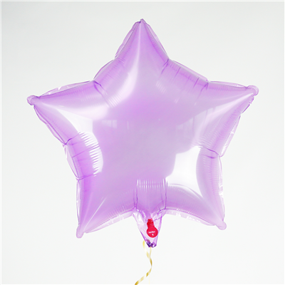 Многоцветное Ассорти Шар 18" Звезда кристалл violet 1202-4001