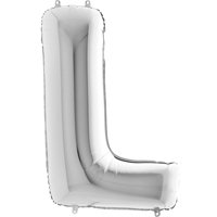 Шар буква L/Г 40" (100 см) Silver