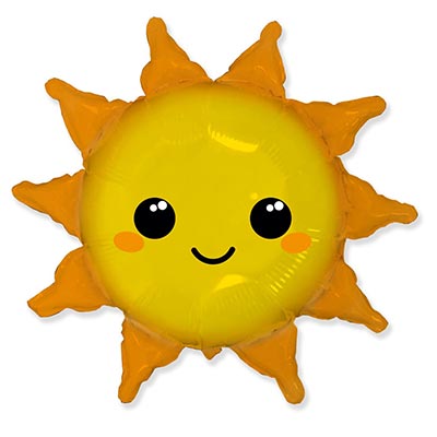Шарики из фольги Шар фигура Солнце