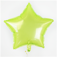 Шар 18" Звезда кристалл green