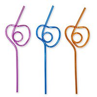 Трубочки для коктейля фигурные Сердце