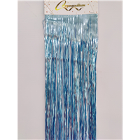 Дождик ЛЮКС матовый голубой 13см*2м