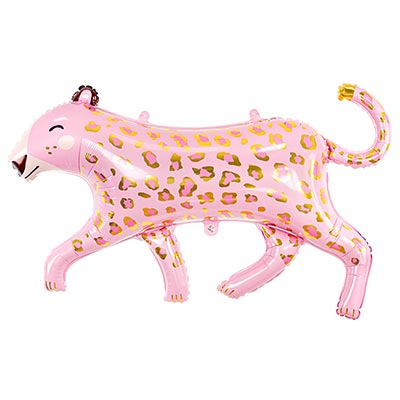 Шарики из фольги Шар Фигура Леопард Pink