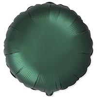 Шар круг 45см Сатин Dark Green