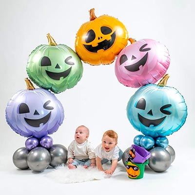 Шар фигура Тыква розовая