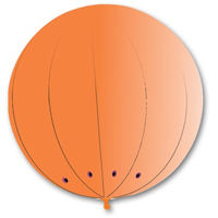 Гигант сфера 2,1 м оранжевый/G