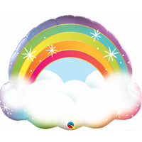 Шар фигура Радуга в облаках