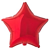 Шарик 23см звезда Red