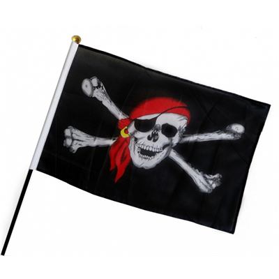 Флаг Пиратский 20х30см