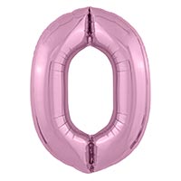 Р ЦИФРА 0  40" Металлик Flamingo