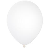 Шары 30см пастель белые Весёлая Затея