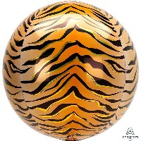 Шар 3D сфера 40см Тигр Сафари