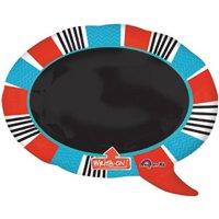 Шар фигура Овал цветной с маркером