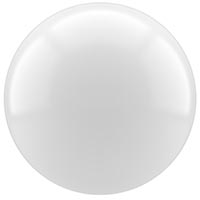 Шар 3D СФЕРА 10" Пастель White