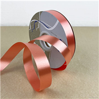 Лента декоративная оранжевая 2смх100м