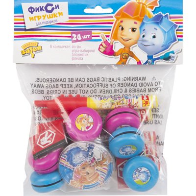 Игрушки для подарков Фиксики, 24 штуки