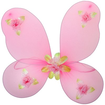 Крылья Бабочки розовые цветы