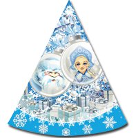 Колпаки НГ Зимняя сказка, 6 штук