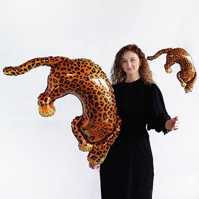 Шарики из фольги Шар мини-фигура Леопард