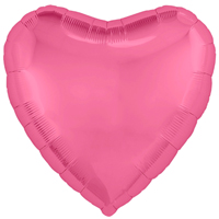 Шар сердце 45см Металлик PinkPeony