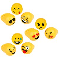 Кольцо светящ Эмоции Смайлик ассорт