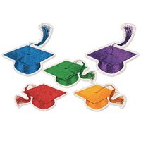 Баннеры Выпускник блеск, 7см, 50 штук