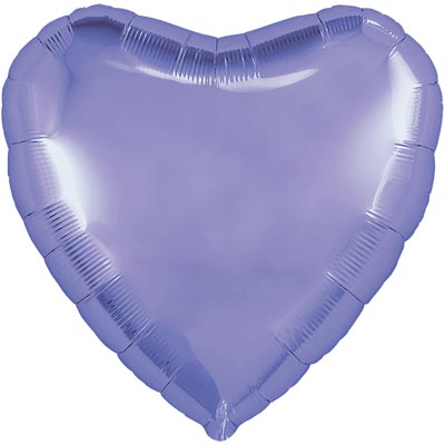 Шар сердце 18" Сатин Lavender
