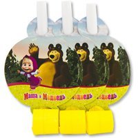 Язык-гудок Маша и Медведь, 6 штук