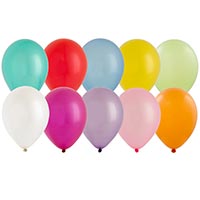 Шары 30см металлик ассорти Весёлая Затея