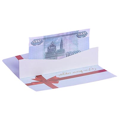 Конверт д/денег Торт