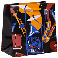 Пакет бум 37x37см Музыкальный