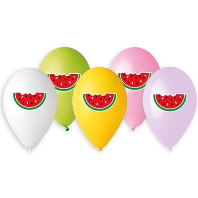 Шары с рисунком 36см Арбуз