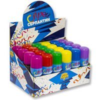 Спрей Серпантин ассорти, 250 мл