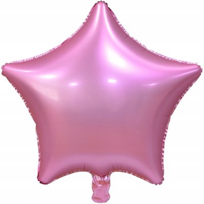 Шар Звезда 45см Сатин Pink