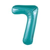 Шар цифра "7", 101см Металлик Ocean