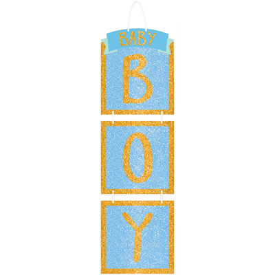 Декорации подвески Декор подвесной Baby Boy блеск, 91см
