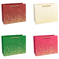 Пакет бум подар Вкрапления микс 23х18см