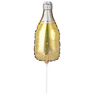 Шарики из фольги Шар Мини фигура Бутылка шампанского