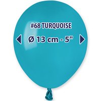 Шарик 5", 13см цвет 68 Пастель Turquoise