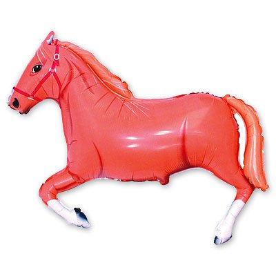 Шар Мини фигура Лошадь коричневая