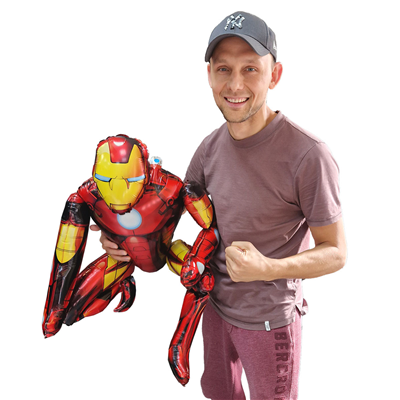 Шар напольный ЖелезныйЧеловек,под воздух