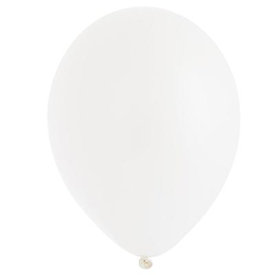 Белая Шары 13см пастель белые 1102-1590