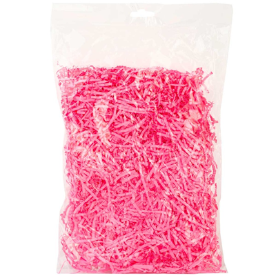 Упаковочный Наполнитель бумажный ярко-розовый, 50 гр