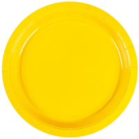 Тарелка желтая 17см 6шт