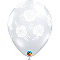 Шелк 11" Розы Clear